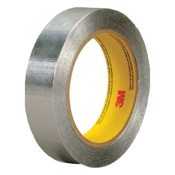 3M Foil Tape, Silver, Aluminum, 60 yd. L, PK36 - 425