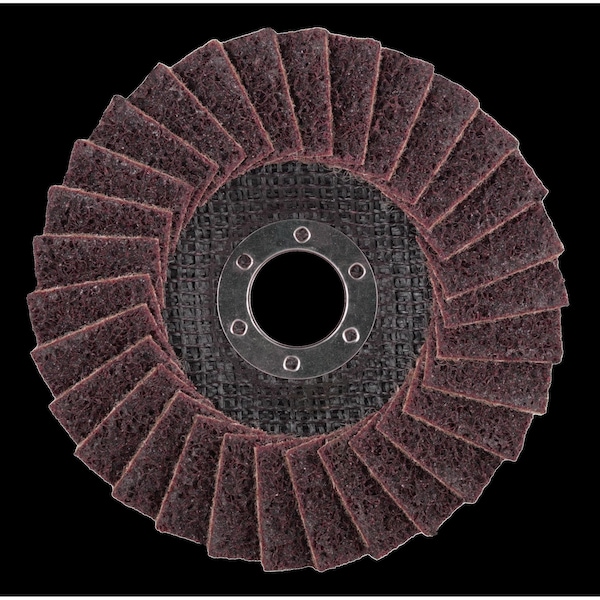 Tryolit Abrasives TYROLIT Premium SCM Surface Conditioning Flap Disc, 4-1/2" x 7/8", Type 27, Medium - 742157