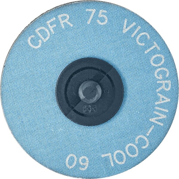 Pferd PFERD COMBIDISC Abrasive Disc, 3in Dia, Type CD, 60 Grit, VICTOGRAIN-COOL - 42446
