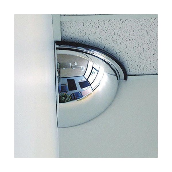 Safety Security Products Quarter Dome Acrylic Mirror, 26 Dia. - H141265F