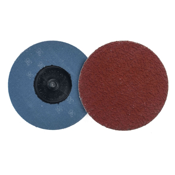 C-Prime Plus 2 Quick Change Discs, Coated Roll On - Ceramic, 50 Grit, 50PK - 11323