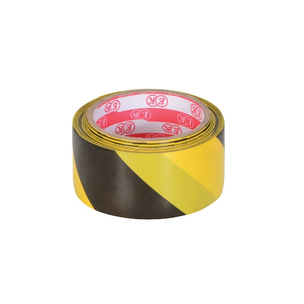 Vestil Striped Floor Tape, 82 ft. x2", Yl/Blk - YB-282-R