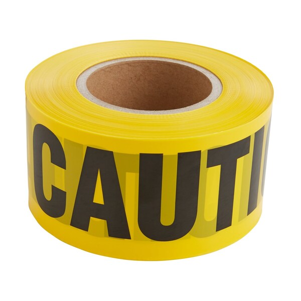 Irwin Irwin Strait-Line 1000 ft. L X 3 in. W PVC Caution Barricade Tape Yellow - 66231
