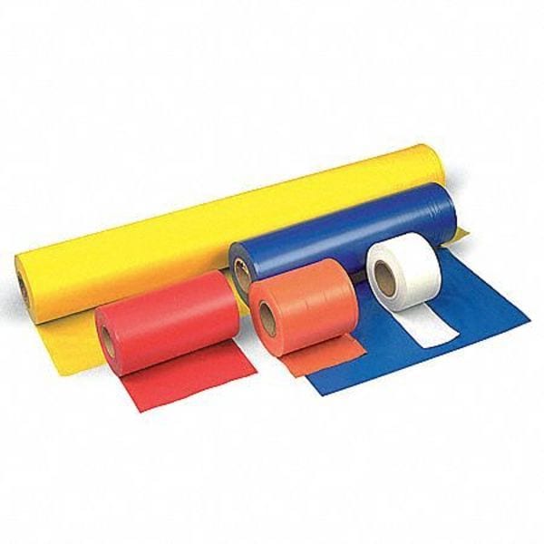 Zoro Select Flagging Tape, No Legend, Red, 2 in Wide x 300 ft Length, Vinyl, 2.5 mil - TF2R300-200