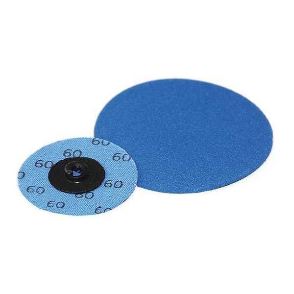 Superior Abrasives Coated QC Disc, Zirc, 3", Type R, Grit 50 - A016665