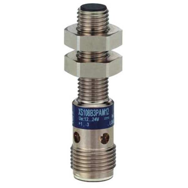 Sensor de proximidad Telemecanique Sensors, inductivo, 8mm, PNP, NO - XS508B1PAM12