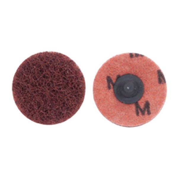 Norton Abrasives Quick-Change Buffing Disc TR Type III Aluminum Oxide Medium Grit5, 25PK - 8834164065