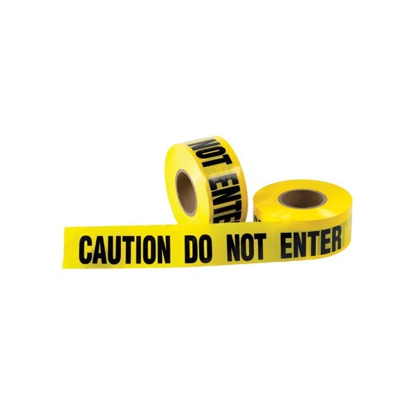 Bsc Preferred 3'' x 1000' - Barricade Tape ''Caution Do Not Enter'', 4PK - BUY00021650