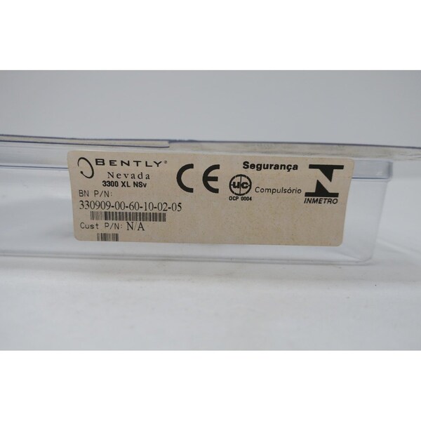 Sonda de proximidad del sensor 3300 XL NSV de Bently Nevada - 330909-00-60-10-02-05