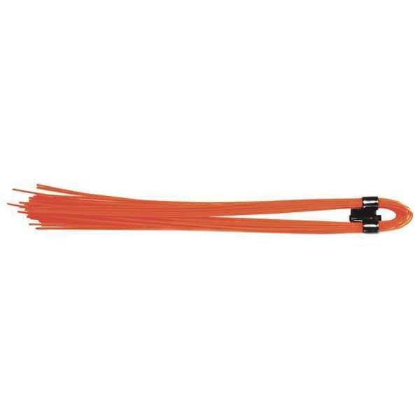 Presco Fluorescent Orange, 6 In., Whiskers, PK1000 - W6*OG-200