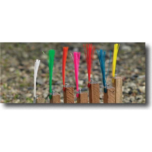Mutual Industries Stake Whisker Markers, 6", Blue, 500c - 15900-25