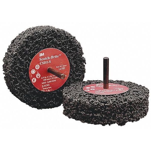 Scotch-Brite Clean and Strip Cup Wheel, C1-ZS, 4" dia. - 7000120702