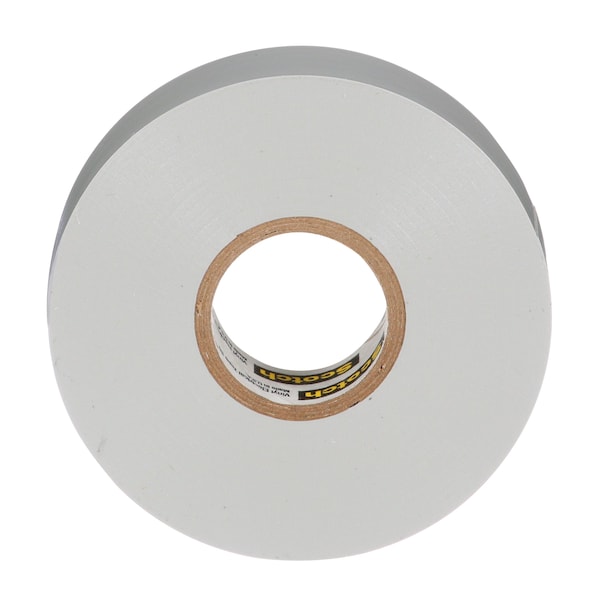 3M Vinyl Electrical Tape, 35, Scotch, 3/4 in W x 66 ft L , 7 mil thick, Gray, 1 Pack - 35-GRAY-3/4
