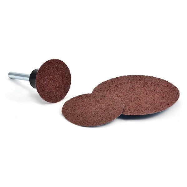 Superior Abrasives Quick Change Disc -S Aluminum Oxide 4 inch 40 GRIT TYPE-S - A017526