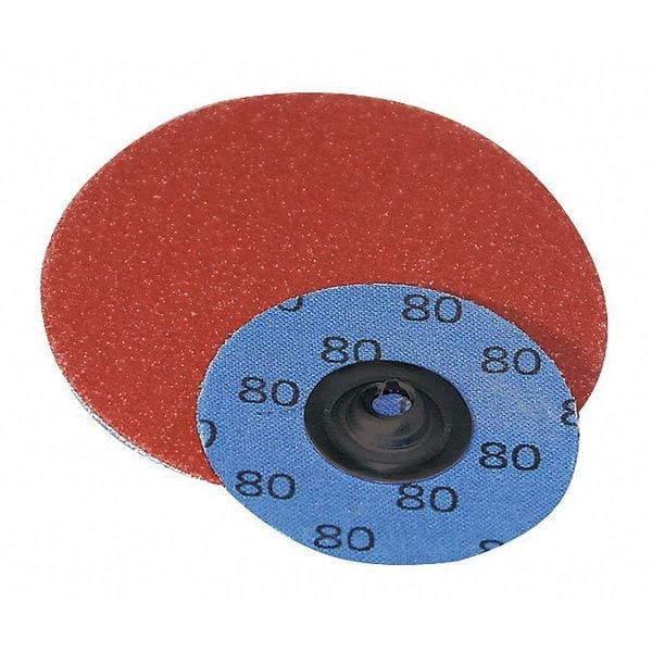 Superior Abrasives Coated QC Disc, A/O GA, 3", Type R, Grit 120 - A015899