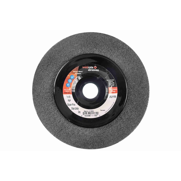 S-Prime 4-1/2in x 7/8 Surface Conditioning and Preparation Discs / Wheels, Silicon Carbide, 10PK - 11187