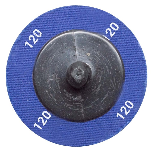 Continental Abrasives 2" 120 Grit Ceramic Cloth Reinforced Quick Change Style Disc - Q-C2120