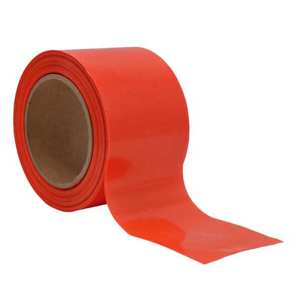 Wod Tape Barricade Tape, Orange, 3 inch Wide x Polyethylene, 3 mil - WOD BRC-ONP-03000-36-200-ORA