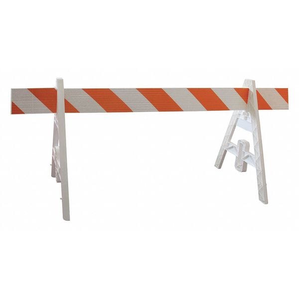 Plasticade A-Frame Barricade, 1-10 ft., I-Beam, HIP - 203-A10HI-P