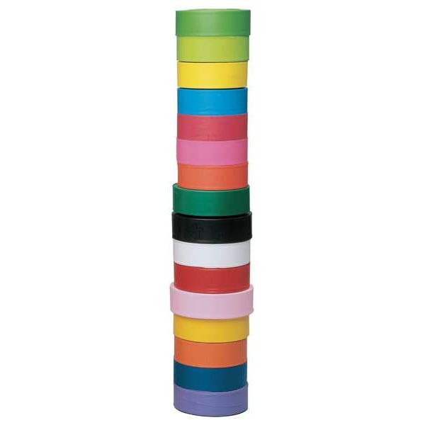Zoro Select Flagging Tape, No Legend, Fluorescent Orange, 1 3/16 in Wide x 150 ft Length, Vinyl, 4.5 mil - TFOG-200