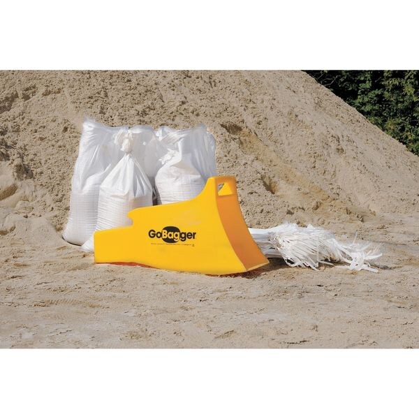 Gobagger Sand Bag Filling Tool, Plastic, Yellow - 5EET2