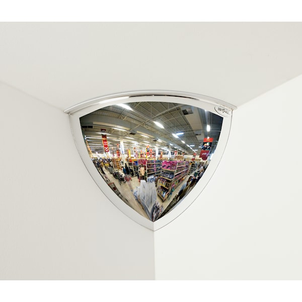 See All Industries Mirror, Dome, Quarter, Acrylic, 18" - PV18- 90