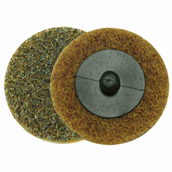 Superior Pads And Abrasives 2 Inch ROLL-ON/ROLL-OFF Style Surface Conditioning Sanding Disc (Tan / Coarse) - SD2C