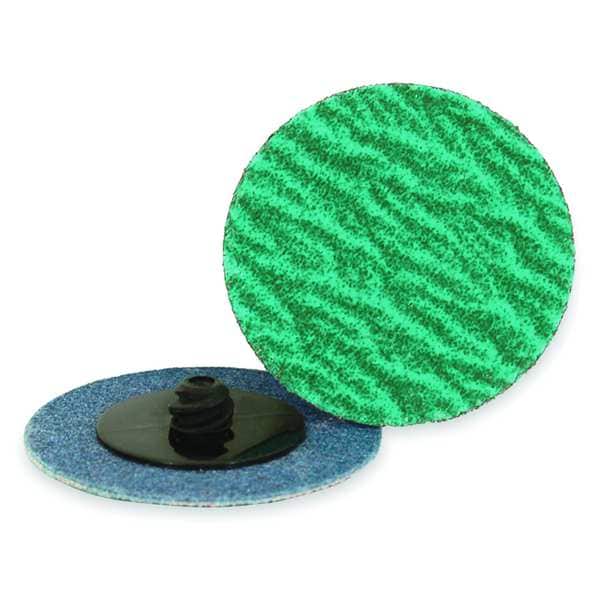 Arc Abrasives Qk Change Disc, ZircAlO, 2in, 36G, TR, PK25 - 11-319132