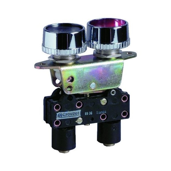 Botón de parada de emergencia negro Crouzet para usar con válvulas manuales de 22MM - 24678172