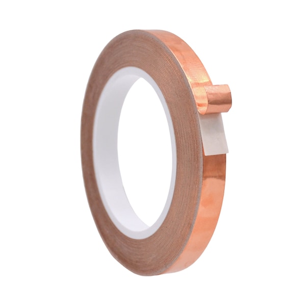 Wod Tape CFT5CA Super Conductive Copper Foil for EMI-RFI Magnetic Shielding: 1/2 in. x 36 yds, 48PK - WOD CFT5CA-00500-48-36-COP