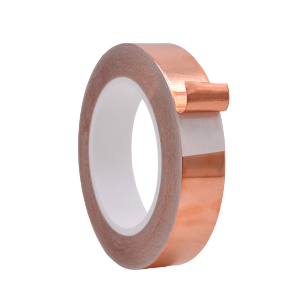 Wod Tape CFT5A Conductive Copper Foil for EMI-RFI Magnetic Shielding: 1 in. x 36 yds, 24PK - WOD CFT5A-01000-24-36-COP