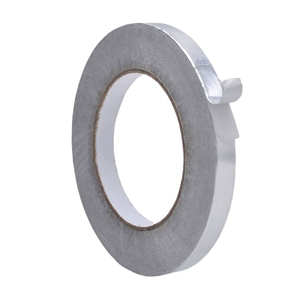 Wod Tape Premium Grade Aluminum Foil Tape Multipurpose for HVAC and Insulation: 1/2 in. x 50 yds, 96PK - WOD AFT20R-00500-96-50-SIL
