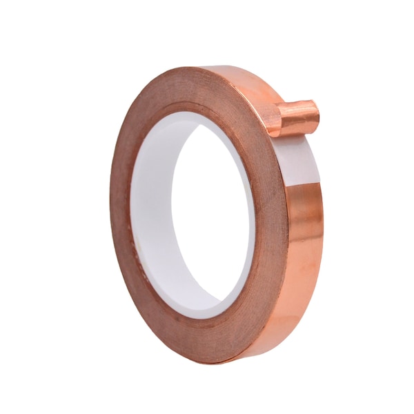 Wod Tape CFT5A Conductive Copper Foil for EMI-RFI Magnetic Shielding: 3/4 in. x 36 yds, 32PK - WOD CFT5A-00750-32-36-COP