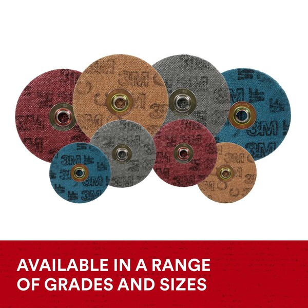 Scotch-Brite Surface Conditioning TN Quick Change Disc, A/O Very Fine, 7 in, 25PK - SC-DN