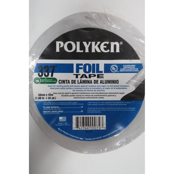 Berry Plastics Polyken Foil 1.89In X 50Yd Sealing Tape - 337