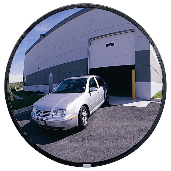 See All Industries Mirror, Convex, Outdoor, Scratch Resist, 12" - HPLXO12ABS