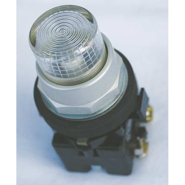 Botón Pulsador Iluminado Eaton, 30 mm, 1NA, Transparente - HT8GBCAL1