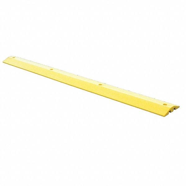 Plastics R Unique Speed Bump, Plastic, 2 in Height, 96 in Length - 21096SBY-LAGS