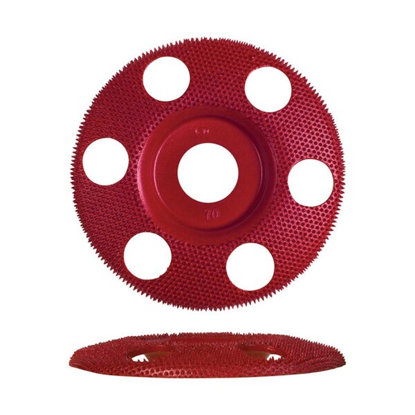 King Arthurs Tools 4 in. Tungston Carbide 70 Grit Medium Sanding Disc - 2392298