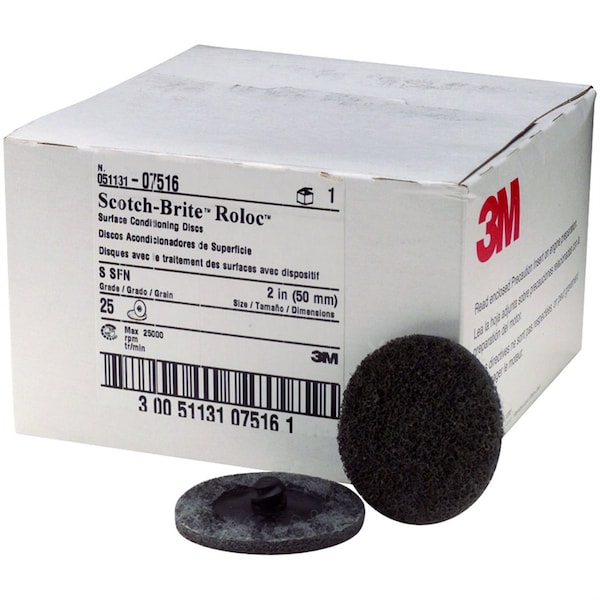 3M Automotive Disc, Sanding, 2 In. Scotch Brite Roloc Surface Conditioning - MMM7516