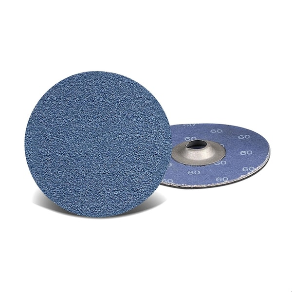 Cgw Abrasives Quick-Change Coated Abrasive Quick-Change Disc, 3 in Dia Disc, 60 Grit, Medium Grade, Zirconia Alumi - 59682