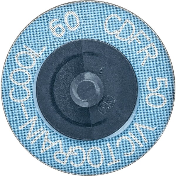 Pferd PFERD COMBIDISC Abrasive Disc, 2in Dia, Type CD, 60 Grit, VICTOGRAIN-COOL - 42445