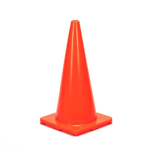 Home Plus Home Plus Orange Safety Cone 28 in. H X 14.5 in. W - HD0202