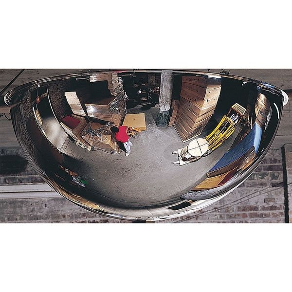 See All Industries Mirror, Full Dome, Steel, 24" - PVS24-360
