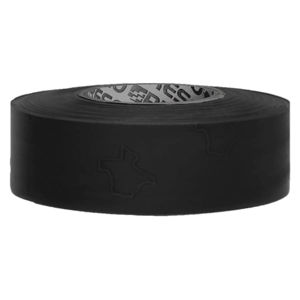Presco Flagging Tape, Black, 1-3/16" Wide x 300' Length, PVC, 2 mil - TXBK-373