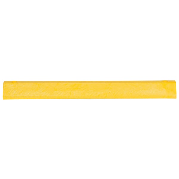 Vestil Truck Stop, Plastic, 7 in Height, 96 in Length, Yellow - CS-TB96-Y