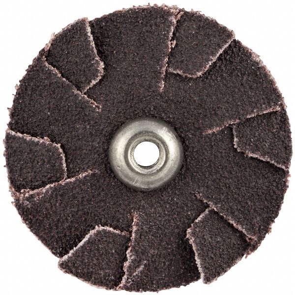 Merit Overlap Slotted Disc, Aluminum Oxide, 120 Grit, Coated Type, R228 - 08834186035