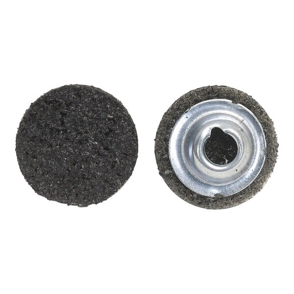 Norton Abrasives Quick-Change Disc, Aluminum Oxide, 1" dia - 66623340006
