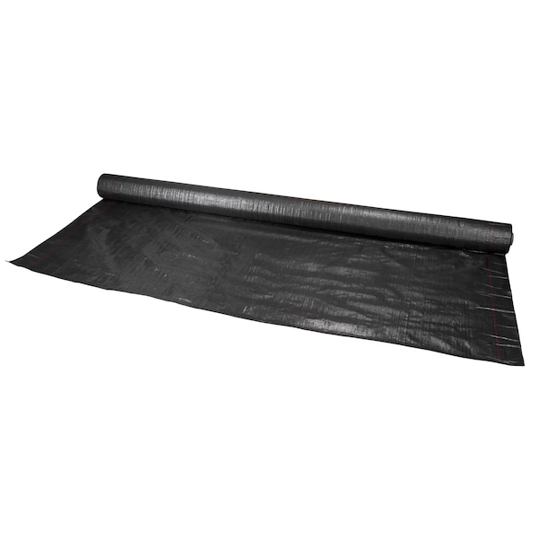 Mutual Industries WF200 Polyethylene Woven Geotextile Fabr, Non woven Fabric, 180 Inch Height, 16 Inch Length, BLACK - 200-150-360
