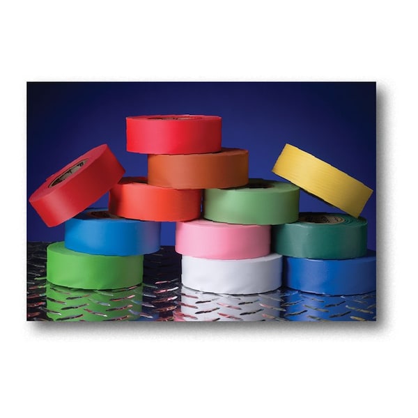 Mutual Industries Flagging Tape Ultra Glo, Orange (12c) - 16001-145-1875